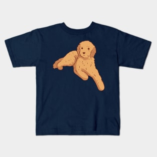 Cute Golden doodle Kids T-Shirt